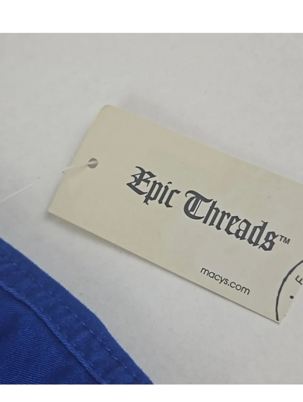 NEW Boys Royal Blue Cargo Casual Pull On Shorts Epic Threads from Macy's Size 7X